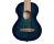 Ortega Guitars RGLE18BLF Mini/Travel Series A/E Guitarlele - Blue Fade Open Box