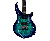 Sterling by Music Man JP Majesty w/DiMarzio P/U - Cerulean Paradise