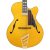 D'Angelico Excel 16 Hollow Body Electric Guitar - Amber - Open Box