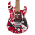 EVH Striped Series Frankie - Red/White/Black Relic w/ Maple FB