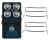 Laney Black Country Customs The '85 Bass Octave + 2x Gator Patch Cable 3 Pack