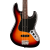 Used Fender American Professional Classic Jazz Bass - 3-Color Sunburst