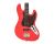 Vintage Icon Series VJ74 Bass w/Matching Headstock - Firenza Red
