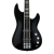 Hagstrom Super Swede Electric Bass Guitar - Black Gloss