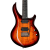 Sterling by Music Man Majesty DiMarzio Guitar - Blood Orange Burst - Open Box