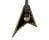 Jackson MJ Series Rhoads RR24MG Electric Guitar - Black w/Yellow Pinstripes