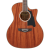 D'Angelico Excel Gramercy Grand Auditorium A/E Guitar Natural Mahogany Open Box