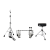 PDP 800 Series 3-Pc Hardware Pack - Double Pedal/Throne/Hi-Hat Stand