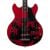 Schecter Simon Gallup Signature Corsair Bass - Red w/Black Lion Graphic Open Box