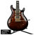 Used PRS Special Semi-Hollow 10 Top - Black Gold w/Black Wrap Burst