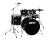 ddrum D2 5pc Drum Kit w/ Cymbals - Midnight Black