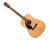 Used Fender CD-60S Dreadnought LH Acoustic Guitar - Natural w/ Walnut FB
