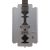 Schecter Machine Gun Kelly Razor Blade Guitar - Metallic Silver - Open Box