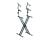Quik Lok Heavy Duty Double-Braced Three-Tier X Keyboard Stand