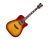 D'angelico Premier Bowery Acoustic-Electric Guitar - Iced Tea Burst