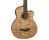 Dean Exotica Quilt Ash Acoustic/Electric Bass Guitar - Gloss Natural