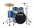 Sonor AQX Stage Drum Set w/ Hardware & Cymbals - Blue Ocean Sparkle