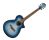 Ibanez AEWC400IBB AEWC Acoustic-Electric Guitar Indigo Blue Burst Gloss