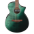Ibanez AEWC32FM A/E Guitar - Dark Green Sunset Fade High Gloss