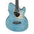Open Box Ibanez TCM50FMODB Talman A/E Guitar - Open Pore Blue Denim