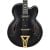 Open Box Ibanez PM3CBKL Pat Metheny Signature Hollow Body Guitar - Black