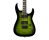 Used Jackson JS Series Dinky JS20 DKQ 2PT Electric Guitar - Trans Green