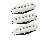 Seymour Duncan Hot Chicken Strat Stack Pickup Set - Off-White