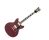 D'angelico Deluxe DC w/ Stop-Bar Tailpiece - Satin Trans Wine