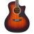 D'Angelico Excel Gramercy Grand Auditorium A/E Guitar - Mahogany Burst