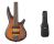 Ibanez SRF705BBF Portamento Fretless Electric Bass 5-String - Brown Burst Flat  w/Gig Bag