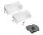 Fishman Fluence Modern Humbucker Set White Plastic PRF-MHB-SW2 + Rechargeable Battery Pack