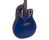 Ovation Celebrity Elite Plus A/E Guitar - Blue Transparent Quilt - B-Stock