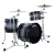 Ludwig Ambrosia Maple Exotic Downbeat 3-Pc Shell Pack - Nocturne Burst