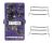 Catalinbread STS-88 Flanger/Reverb Purple Gaze + 2x Gator Patch Cable 3 Pack