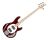 Sterling by Music Man StingRay HH 4-String Bass Guitar - Candy Apple Red