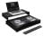 Odyssey FZGSPIDDJSR2BL All Black Pioneer DDJ-SR2 Glide Style Flight Case