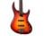MTD Kingston Saratoga Deluxe 4 - Deep Cherry Burst w/Maple FB - Open Box