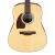 Ibanez PF50L Left-Handed Dreadnought Acoustic Guitar - Open Pore Natural