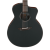 Ibanez Jon Gomm Acoustic Guitar Black Satin Top Natural JGM10BSN