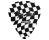 Fender 351 Celluloid Picks - Checkerboard (8-Pack)