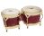 Open Box Latin Percussion Matador Series Wood Bongos - Red
