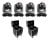 4x CHAUVET DJ Intimidator Beam 140SR + Flight Cases