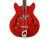 Guild Starfire I Left Handed Semi-Hollow Bass Guitar - Cherry Red