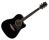 Ibanez PF15ECE PF Series Dreadnought A/E Guitar - Black