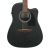 Ibanez PF54CE Cutaway Dreadnought A/E Guitar - Weathered Black