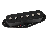 Seymour Duncan Hot Chicken Strat Stack Neck Pickup - Black