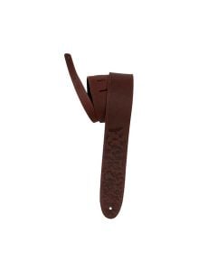 PRS 2.5" Leather Bird Swarm Guitar Strap - Rust