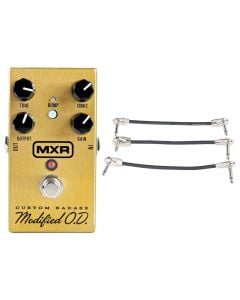MXR M77 Custom Badass Modified Overdrive + Gator Patch Cable 3 Pack