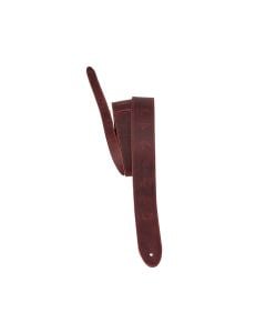 PRS 2" Reversible Garment Leather & Suede Guitar Strap - Birds/Oxblood