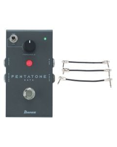 Ibanez Pentatone Gate Noise Gate Pedal + Gator Patch Cable 3 Pack